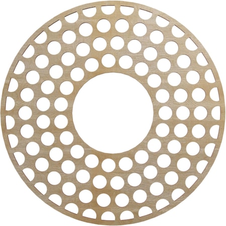 Ekena Millwork Fink Wood Fretwork Pierced Ceiling Medallion, Hickory, 18"OD x 6 1/2"ID x 1/4"T CMWP18X18X0250FFHI